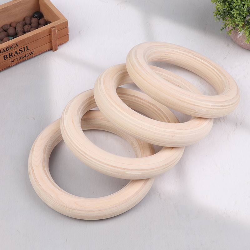 Gymnastic Ring Wood - 2개/쌍 휴대용 크로스핏 체조 링 나무