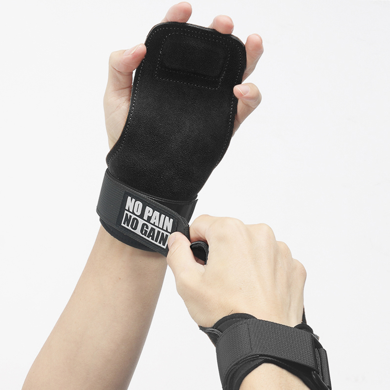 Crossfit Training Gear - 소 가죽 체육관 그립 장갑 역도