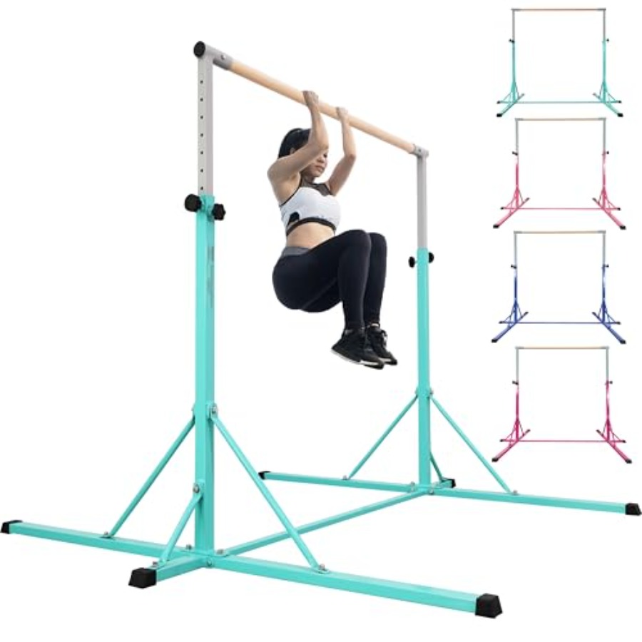 홈 짐 훈련용 체조 바, 너도밤나무 코팅 유리섬유, 자 - Gymnastic Ring Wood 리뷰 및 가격