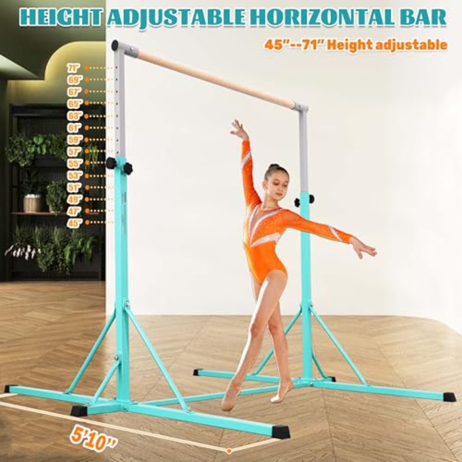 홈 짐 훈련용 체조 바, 너도밤나무 코팅 유리섬유, 자 - Gymnastic Ring Wood 리뷰 및 가격