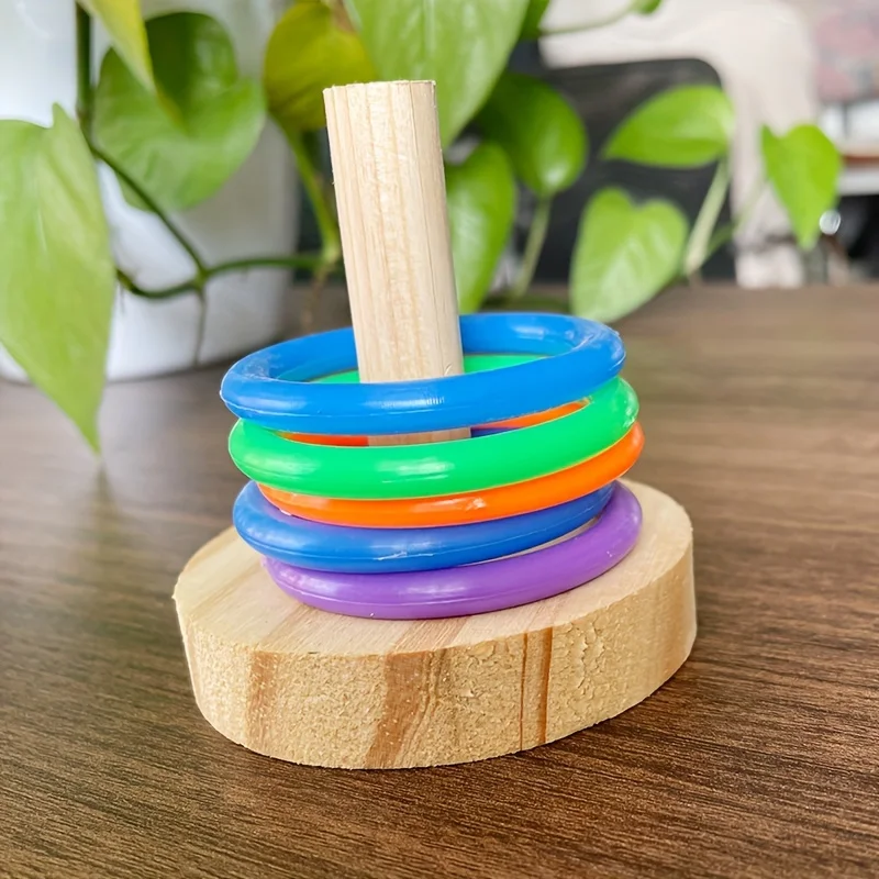나무 대화 형 앵무새 반지 장난감 교육 운동 앵무새 앵 - Gymnastic Ring Wood 리뷰 및 가격